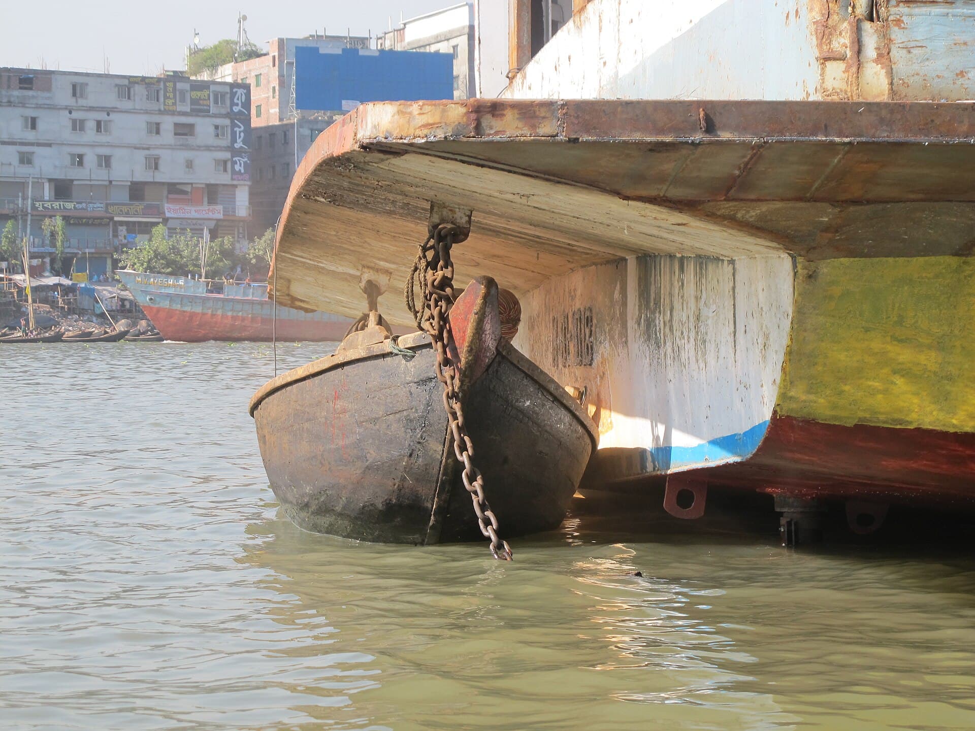Buriganga River in Dhaka, Bangladesh